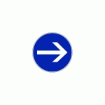 PANNEAUX D’OBLIGATIONS RONDS 300MM ''SENS OBLIGATOIRE'' - NOVAP - 4060408
