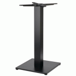 PIED TABLE TIFFANY HT 73 CM BASE COL 80X80 MM ZINGUÉ NOIR - S-CAB