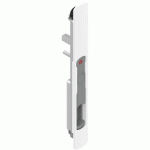 POIGNÉE CUVETTE SOLENA MONTAGE SIMPLE GAUCHE -POUR PROFIL DE 31 À 46MM - BLANC RAL 9016 MAT LA CROISÉE DS
