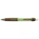 UNIBALL STYLO BILLE RÉTRACTABLE POWERTANK ECO,VERSION RECYCLÉE,CORPS MARRON ET VERT-ENCRE NOIRE-SN220EWN