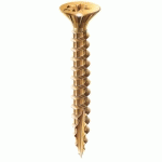 VIS À BOIS AGGLOMÉRÉS POZIDRIVE ACIER BICHROMATÉ 5X25 BOÎTE DE 500 - ROCKET - 351400026225