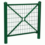BARRIÈRE PROVINCE GRILLAGÉE 1.07 M AGORA - ZINC VERT 6005 - PROCITY
