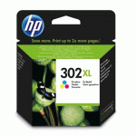 CARTOUCHE D'ENCRE HP HP 302XL CARTOUCHE D'ENCRE TROIS COULEURS GRANDE CAPACITÉ AUTHENTIQUE (F6U67AE) - CARTOUCHE AUTHENTIQUE