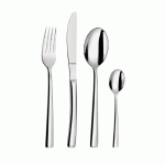 CUILLÈRE À MOKA EN INOX 18/0 DE 3MM FINITION MIROIR - LOT DE 6  - AMEFA - HAVANE