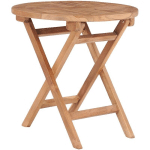 VIDAXL - TABLE PLIABLE DE JARDIN 45 CM BOIS DE TECK SOLIDE