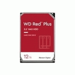 WD RED PLUS NAS HARD DRIVE WD120EFBX - DISQUE DUR - 12 TO - SATA 6GB/S