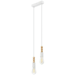 LAMKUR LIGHTING - LAMKUR SIMON PLAFONNIER SUSPENDU CLUSTER BLANC, 2X E27