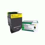 LEXMARK 71B20Y0 TONER JAUNE POUR IMPRIMANTE LASER - TONER AUTHENTIQUE