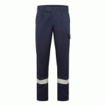 PORTWEST FR432 PANTALON IGNIFUGÉ BIZFLAME 88/12 MARINE - TAILLE 42 - STANDARD