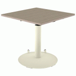 TABLE MANO MOB RÉG. 80X80 STR ALAISÉ CHÊNE B. CAPPUC/1013 - MOBIDECOR