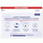 AFFICHE RAPPEL DES GESTES BARRIÈRES