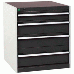 ARMOIRE D\'AT. À TIR. CUBIO SL-667-4.1 GRIS CLAIR/ANTHRACITE - MANUTAN COLLECTIVITÉS