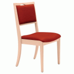 CHAISE ABAKA PIMENT - STRUCTURE HÊTRE BOULEAU - SUNSET CREATION