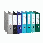 CLASSEUR À LEVIER CARTONNÉ BRUNEAU A4 MAXI - DOS 7,2 CM ORANGE