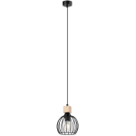 LAMKUR LIGHTING - LAMKUR SIENNA PLAFONNIER DOME SUSPENSION NOIR, 1X E27