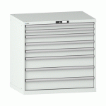 LISTA - ARMOIRE À TIROIRS (HXLXP) 100 X 102,3 X 72,5 CM KEY LOCK R7035