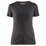 T-SHIRT FEMME MARINE FONCÉ TAILLE XXXL - 330410298600XXXL - MANUTAN COLLECTIVITÉS