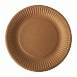 ASSIETTE EN CARTON Ø 19 CM PURE - LOT DE 100