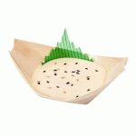 BARQUETTE EN FEUILLE DE PIN 17X8.5X2 CM BOIS NATUREL (VENDU PAR 2000)
