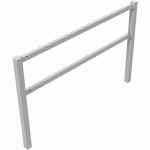BARRIÈRE CHEMINS PIÉTONS-BARRE À HAUTEUR DE GENOUX-2000MM - SCHAKE