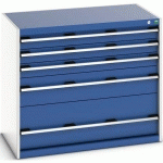 BOTT 1 ARMOIRE À TIROIRS SL-1069-5.2 AVEC 5 TIROIRS POUR CHARGE LOURDE - BOTT
