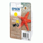 CARTOUCHE EPSON 603XL JAUNE POUR IMPRIMANTE JET D