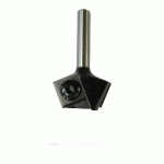 FRAISE À RAINURER ET AFFLEURER À PLAQUETTES - DIAMÈTRE 19MM - HAUTEUR 30MM - QUEUE DE 8MM