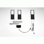 KIT 3 SPOTS LED LUCKY 5 12V 4000K - AVEC INTERRUPTEUR ET MEC DRIVER L&S LIGHT
