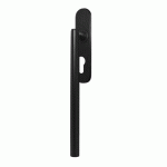 POIGNÉE DE MANŒUVRE SIMPLE PORTE COULISSANTE RHODOS ROSACE OVALE -NOIR -CLÉ I KARCHER DESIGN