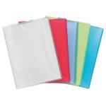 PROTÈGE-DOCUMENTS EN POLYPROPYLÈNE SEMI RIGIDE CHROMALINE 100 VUES - A4 - COULEURS ASSORTIES - LOT DE 12