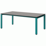 TABLE MALIBU 160X80 T3 SOUDÉ ST ANTIB BÉTO F186/NO BLEU 5018