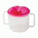 TASSES ANSES ET BEC REPLIABLE 20 CL POLYP. GRENADINE - PLASTOREX