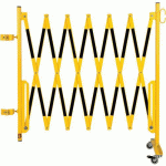 BARRIÈRE EXTENSIBLE AVEC ADAPTEUR POUR POTEAU 3600MM 70X70MM - CRASH STOP