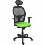 CHAISE DE BUREAU ALOCEN SIMILICUIR B10 - PISTACHE - PIQUERAS Y CRESPO