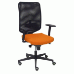 CHAISE DE BUREAU OSSA NOIRE - ORANGE