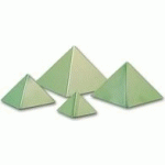 MATFER - MOULE PYRAMIDE INOX 60 X 90 MM (VENDU PAR 6) - 341112