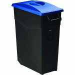 POUBELLE MOBILE COUVERCLE PLEIN MOVATRI GREEN - 65L - BLEU - ROSSIGNOL PRO