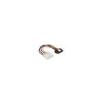 SATA HDD 4PIN MALE WITH METAL CLIP – STRAIGHT - 0,12 M - MALE CONNECTOR / MALE CONNECTOR (60120) - DELOCK