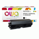 TONER REMANUFACTURÉ OWA - STANDARD - NOIR - POUR EPSON C13S050436, C13S050438 - TONER COMPATIBLE