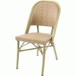 CHAISE DE BISTROT PARIS EN ROTIN - BAMBOU-NATUREL - VEBA