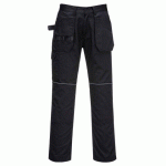 LOT DE 2 - PORTWEST ES720 ES1 ESSENTIAL PANTALON À POCHES HOLSTER NOIR - TAILLE 30 - STANDARD