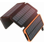 PANNEAU SOLAIRE,CHARGEUR SOLAIRE 20000MAH BATTERIE EXTERNE PORTABLE AVEC 4 PANNEAUX BATTERIE EXTERNE ÉTANCHE AVEC 2 USB CAMPING EN PLEIN AIR