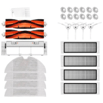 TLILY - PAQUET DE 28 BROSSES LATÉRALES ROULEAU BROSSE VADROUILLE FILTRE HEPA POUR 1S ROBOT S50 S51 S55 S5 S6 ASPIRATEURS PIÈCES ACCESSOIRES