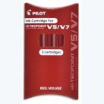 PILOT POCHETTE DE 3 RECHARGES POUR V5/V7 BEGREEN ENCRE ROUGE