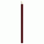 POTELET VITYL PMR TÊTE GORGES MÉT HTR 1.20M Ø76MM ROUGE 3004 - BUTON DESIGN