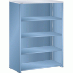 RAYONNAGE UNIVERSEL LISTA L 1006 - H 145 X L 100 X P 35 – RÉSINE SYNTHÉTIQUE BLEU CLAIR RAL 5012