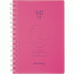 SEMAINIER POCHE SAD 13 W LINICOLOR ROSE 9 X 13 CM - EXACOMPTA