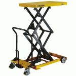 RS PRO - TABLE ÉLÉVATRICE À CISEAUX DOUBLE, CAPACITÉ CHARGE 350KG, 1010 X 520MM ( PRIX POUR 1 )