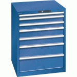 ARMOIRE BLEU GENT. 717X725X850 AVEC 7 TIR. 200KG - LISTA