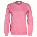COTTOVER SWEATSHIRT COL ROND HOMME - CERTIFIÉ GOTS ROSE - TAILLE XXXXL